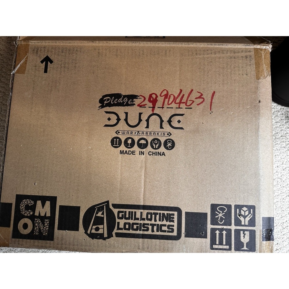 Dune War for Arrakis Board Game Pledge Kickstarter Exclusive Edition Package NEW